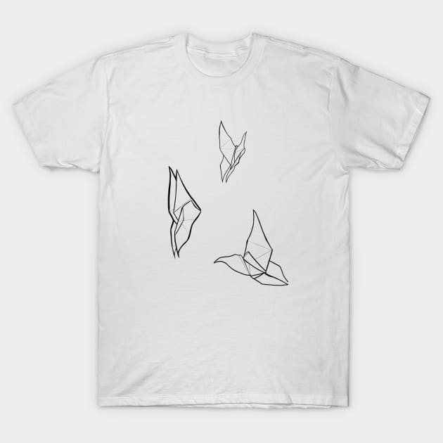 ORIGAMI BUTTERFLIES T-Shirt by veryinto_periwinkle